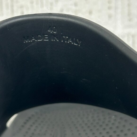 Givenchy Marshmallow Platform Wedge Mules Sandals Slide Size 40/10 Black Italy - Picture 5 of 12